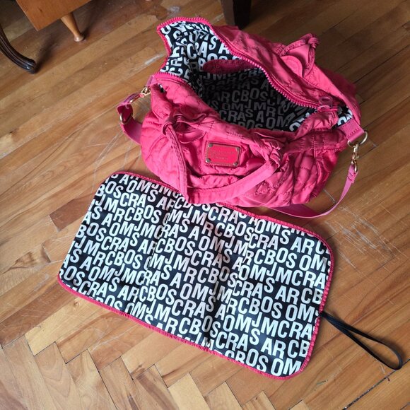 Marc Jacobs Pink Quilted Baby Bag - Picture 3 of 10